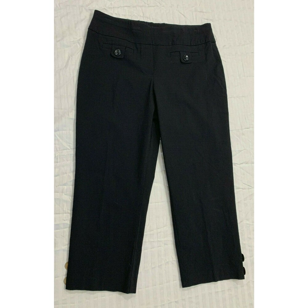 STYLE CO STRETCH WOMENS PULL ON CAPRIS PANTS SIZE M